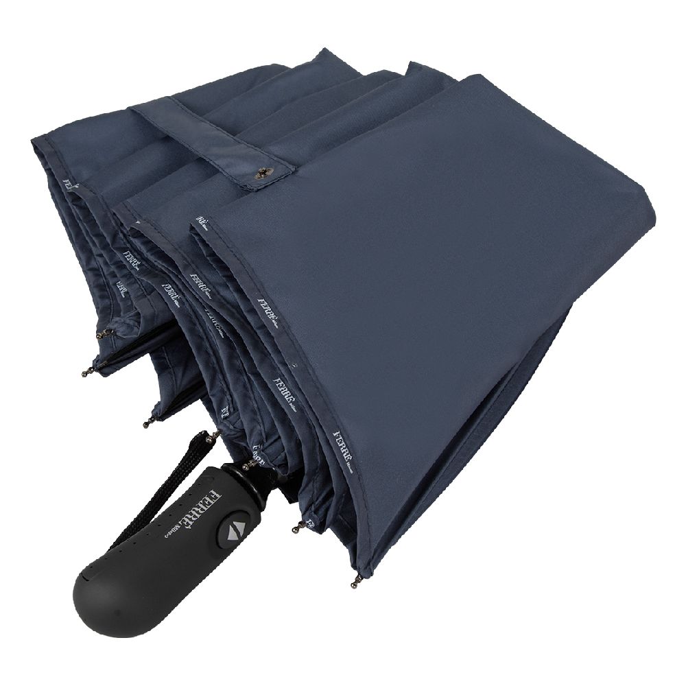 Ferre Milano Зонт складной Ferre 3016-OC Logo Classic Blue  product-3715 Арт.: product-3715