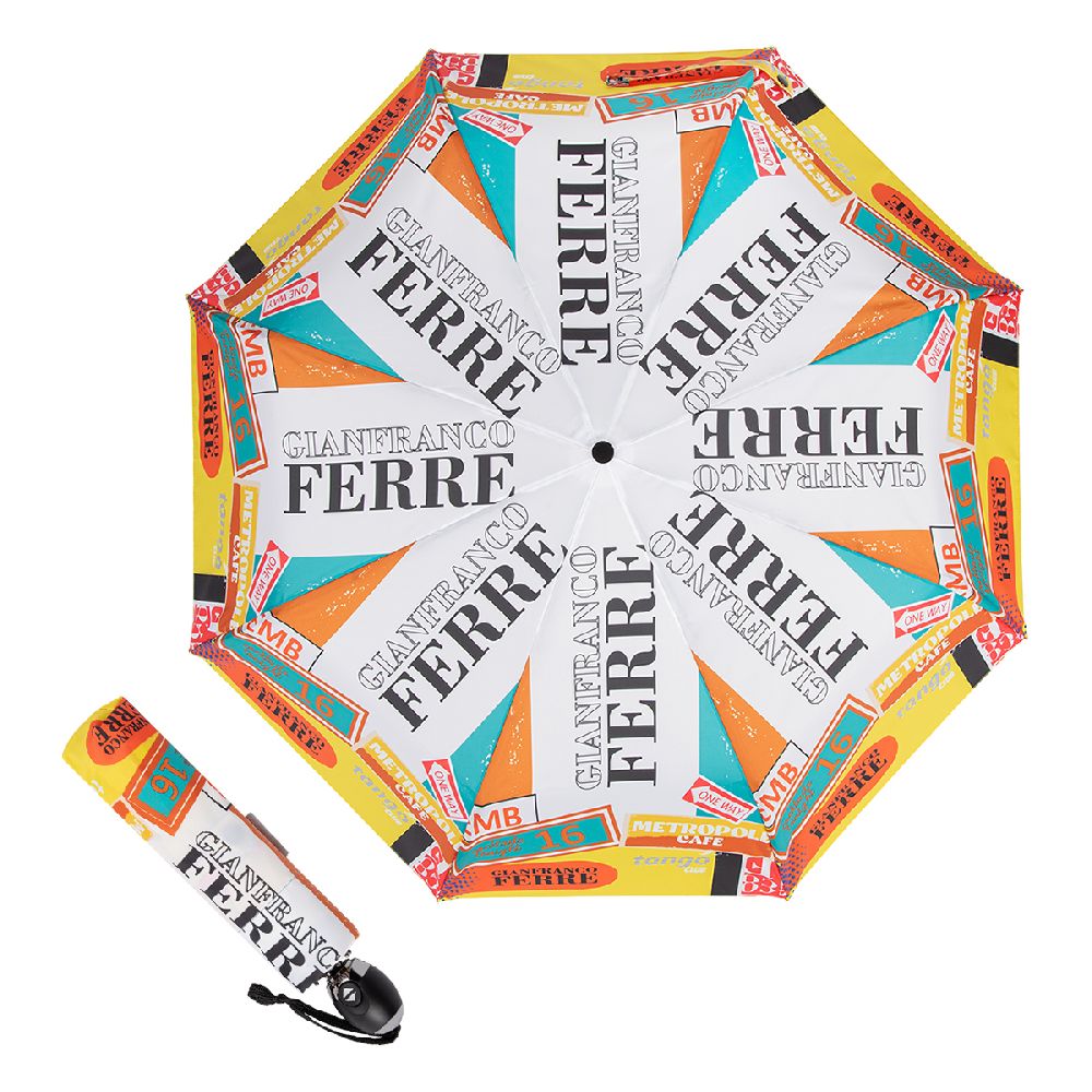 Ferre Milano Зонт складной Ferre 6009-OC Logo Multi  product-3942 Арт.: product-3942