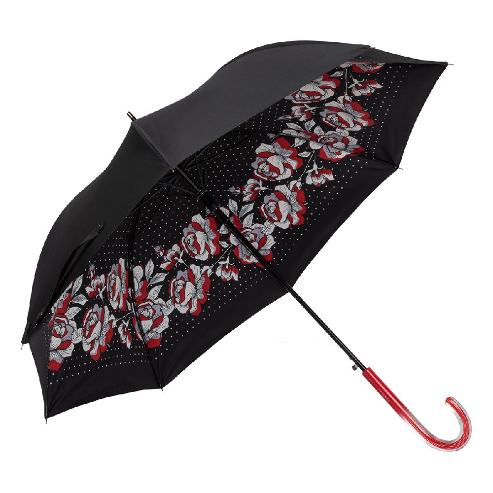 Ferre Milano Зонт-трость Ferre 6001-LA Rosa Black  product-3863 Арт.: product-3863