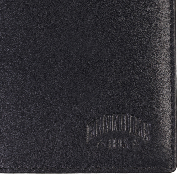 Klondike 1896 Визитница KLONDIKE Claim, натуральная кожа в черном цвете, 8 х 1,5 х 10,5 см Арт.: KD1110-01