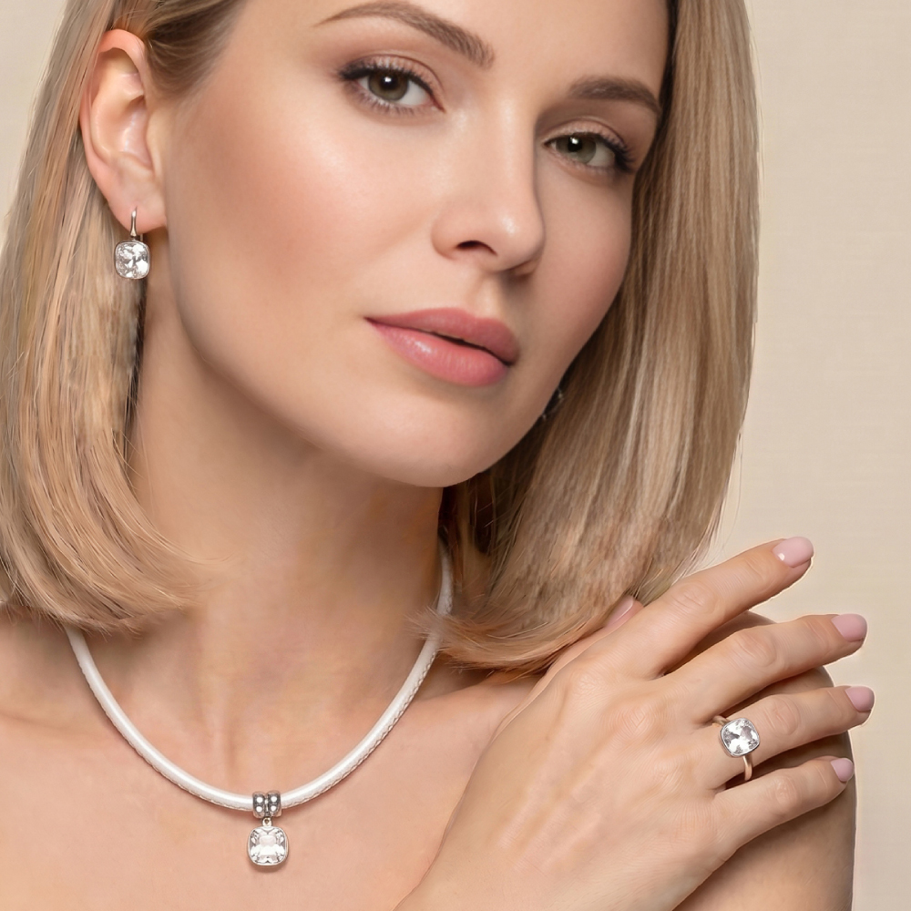 Fiore Luna Серьги Crystal Арт.: A2506.M1 BW/S