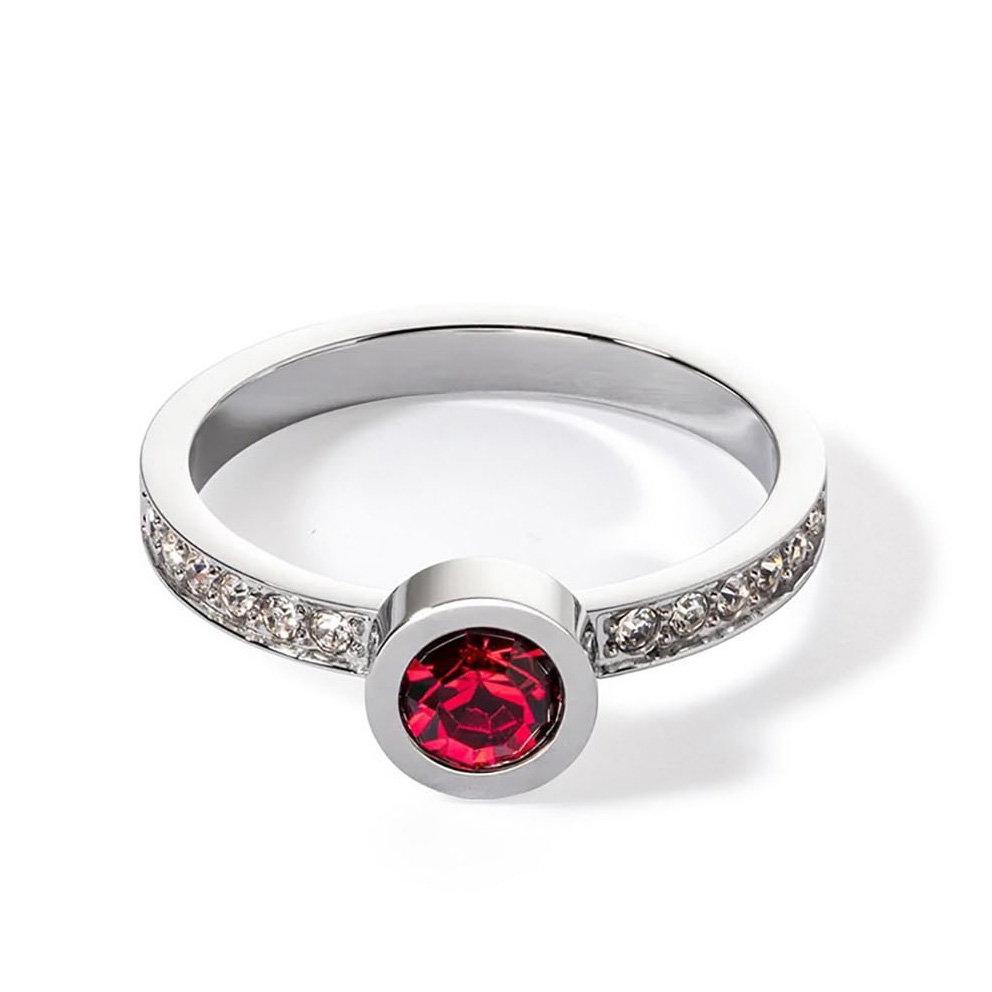 Coeur de Lion Кольцо Red-Silver 18 мм Арт.: *0228/40-0317 56