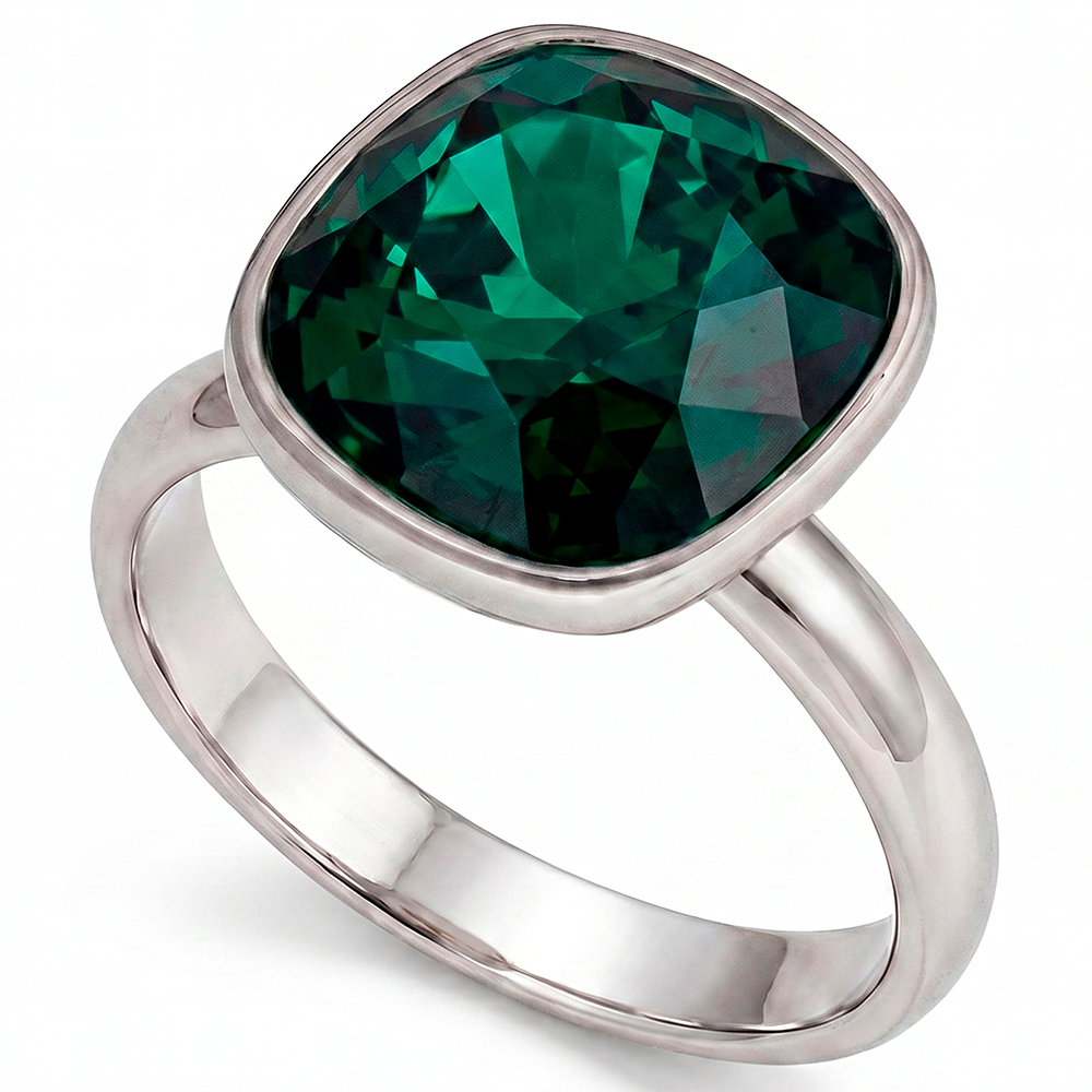 Fiore Luna Кольцо Majestic Green Арт.: K2506.17 G/S