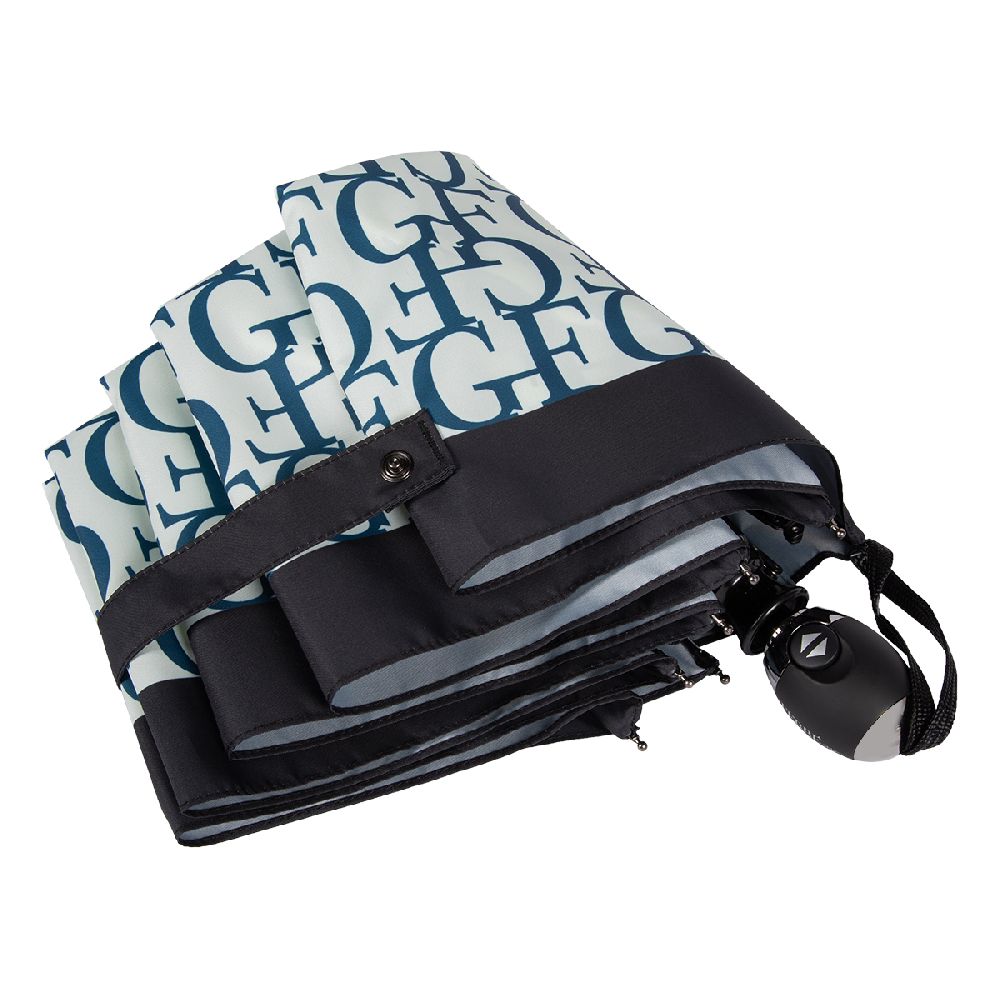 Ferre Milano Зонт складной Ferre 6034-OC Logo Blu  product-3941 Арт.: product-3941