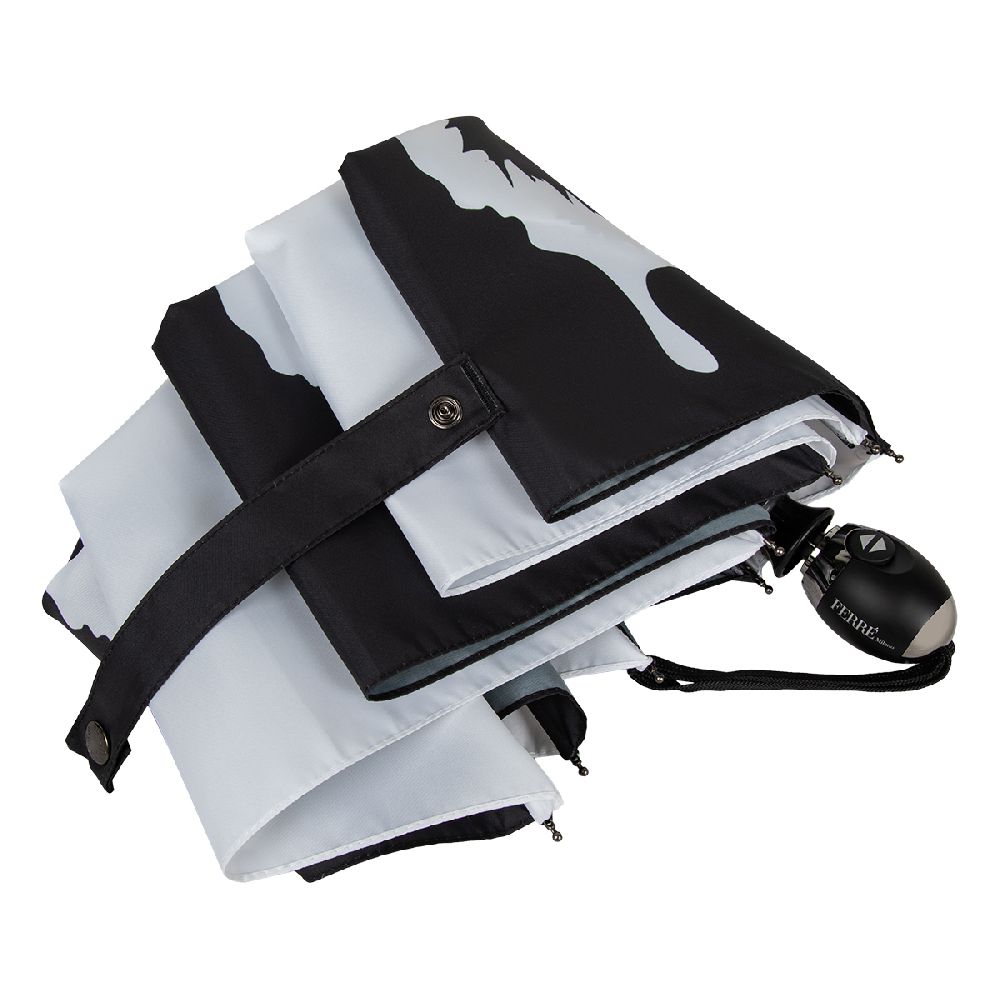 Ferre Milano Зонт складной Ferre 6009-OC Butterfly Black/White  product-3716 Арт.: product-3716