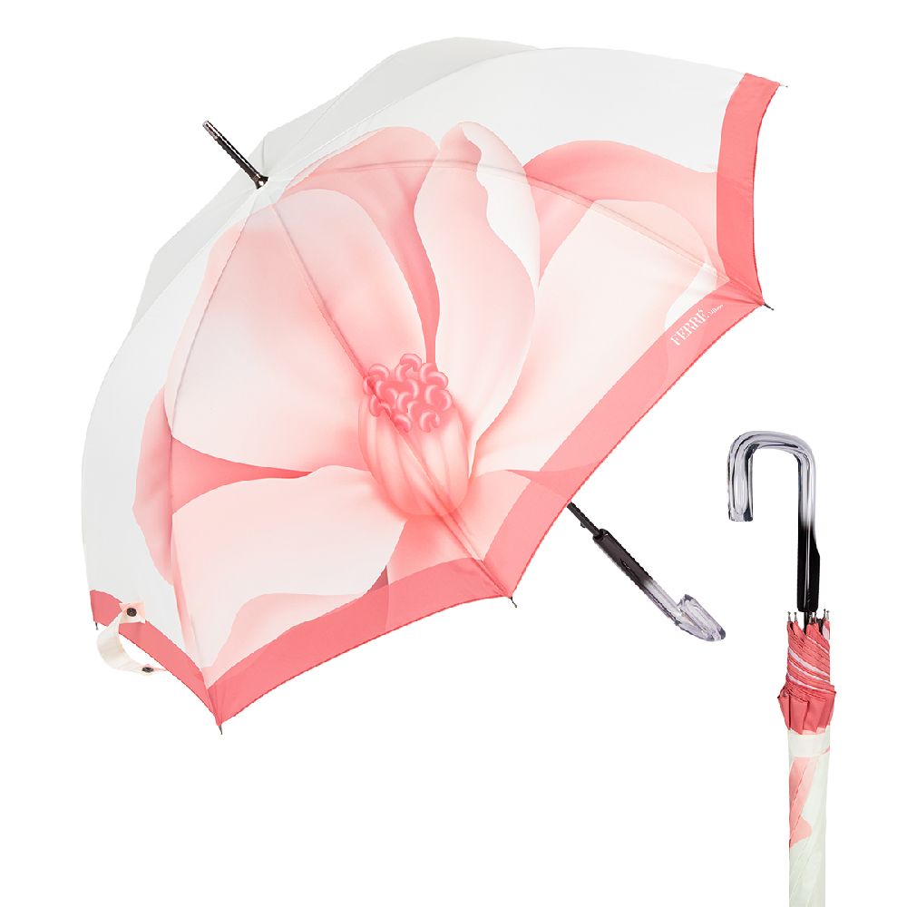 Ferre Milano Зонт-трость Ferre 6003-LA Hibiscus Pink  product-3931 Арт.: product-3931