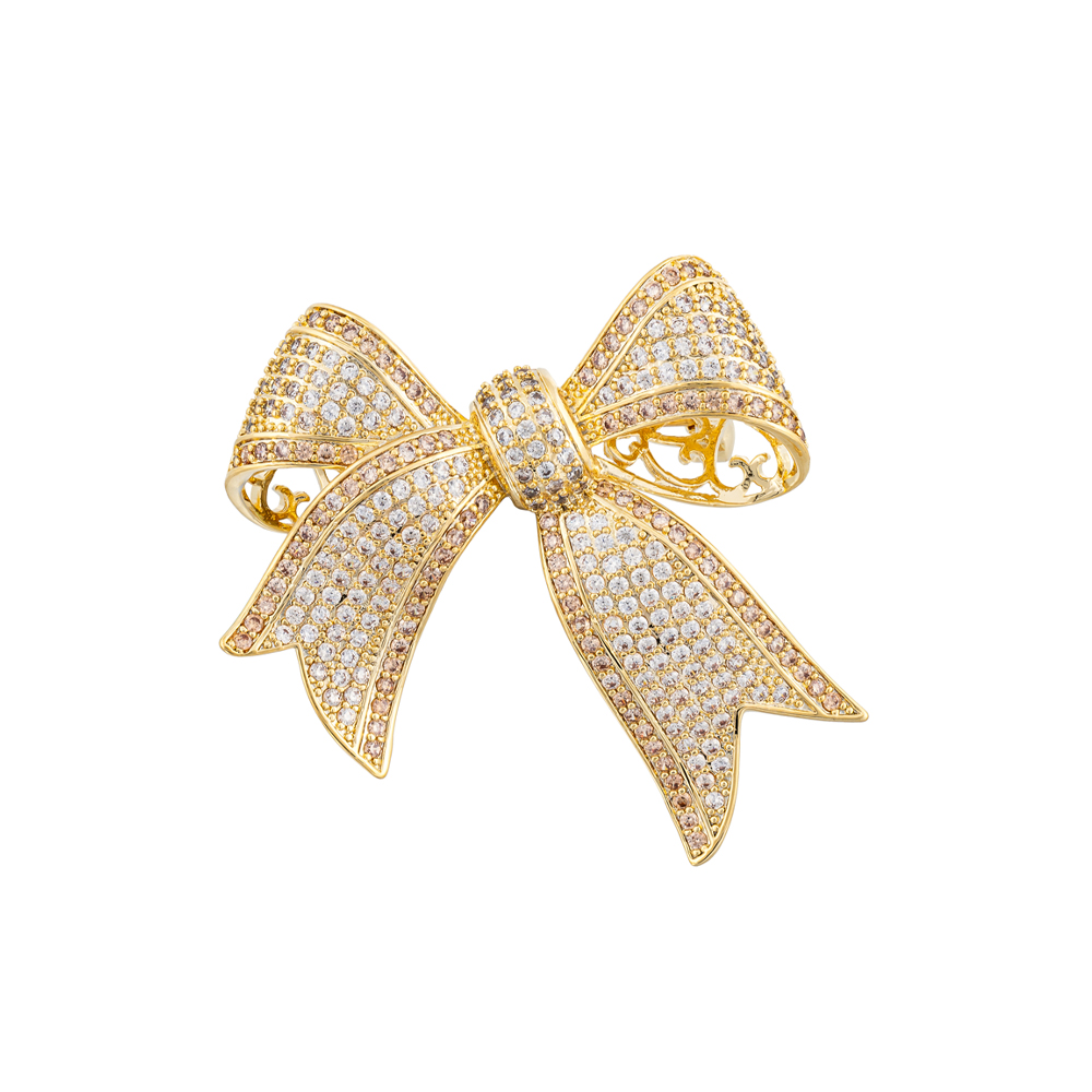 Fiore Luna Брошь Бантик Zircon Fiore Luna XR00397B1 BR/G Арт.: XR00397B1 BR/G