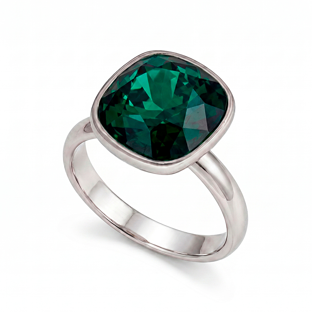 Fiore Luna Кольцо Majestic Green Арт.: K2506.17 G/S