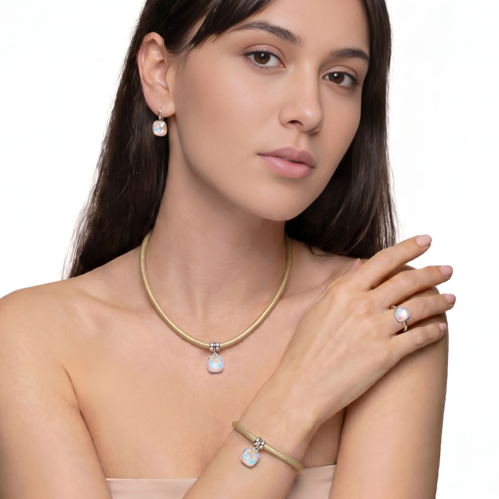 Fiore Luna Кольцо Ivory Cream Delite Арт.: K2506.1 BW/S