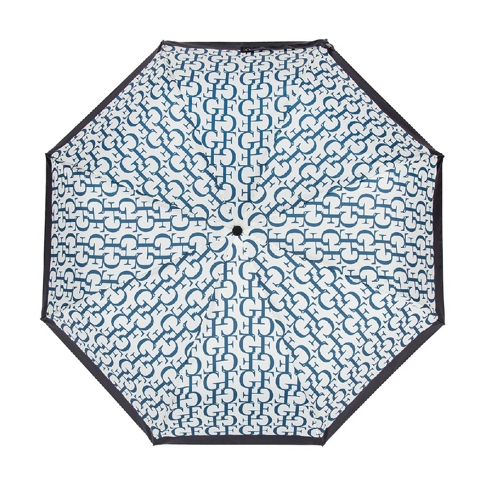 Ferre Milano Зонт складной Ferre 6034-OC Logo Blu  product-3941 Арт.: product-3941