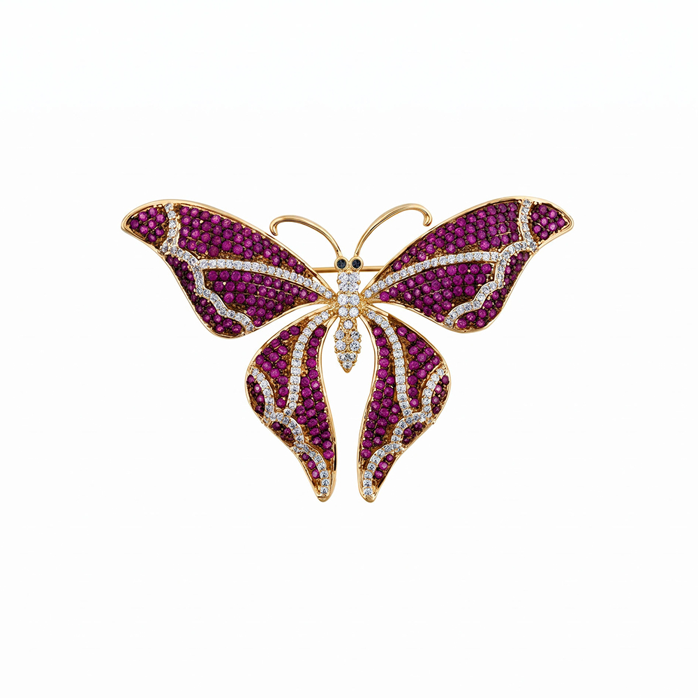 Fiore Luna Брошь Бабочка Zircon Fiore Luna XR05662M1 V/G Арт.: XR05662M1 V/G