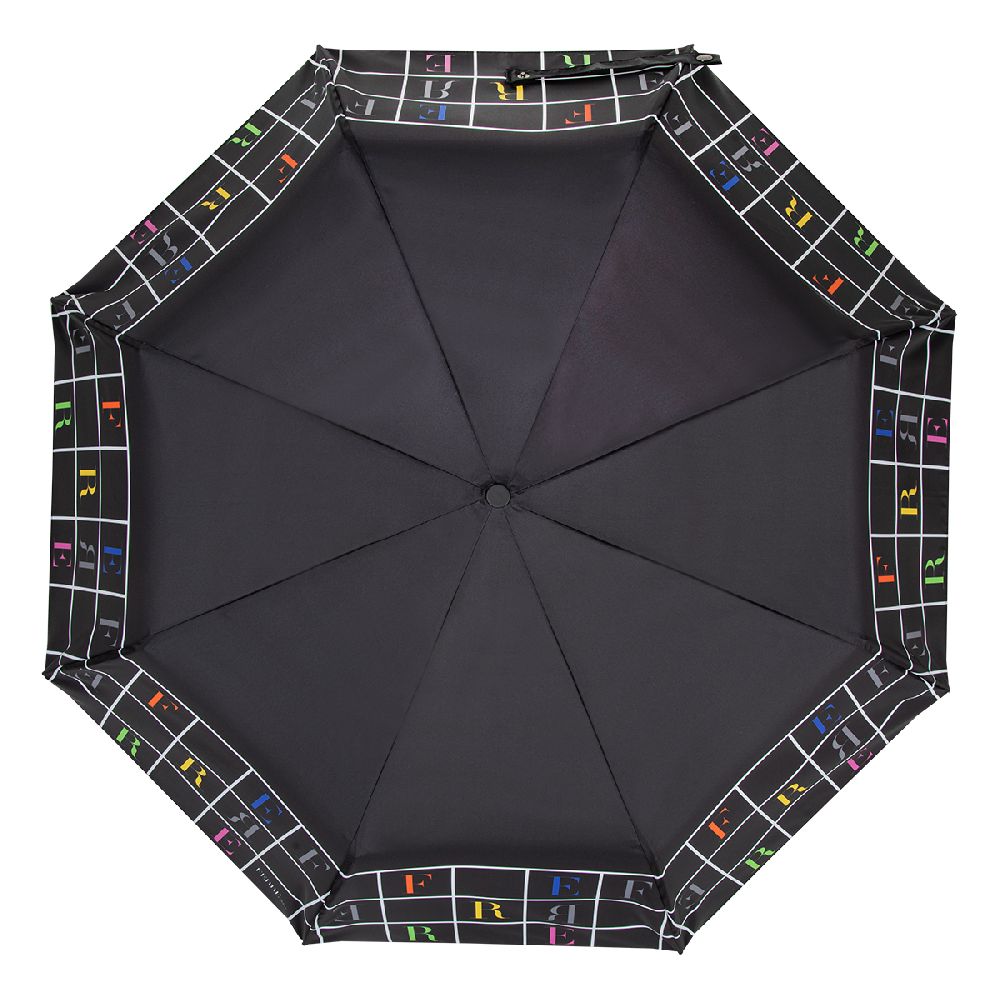 Ferre Milano Зонт складной Ferre 6034-OC Letters Black  product-3719 Арт.: product-3719