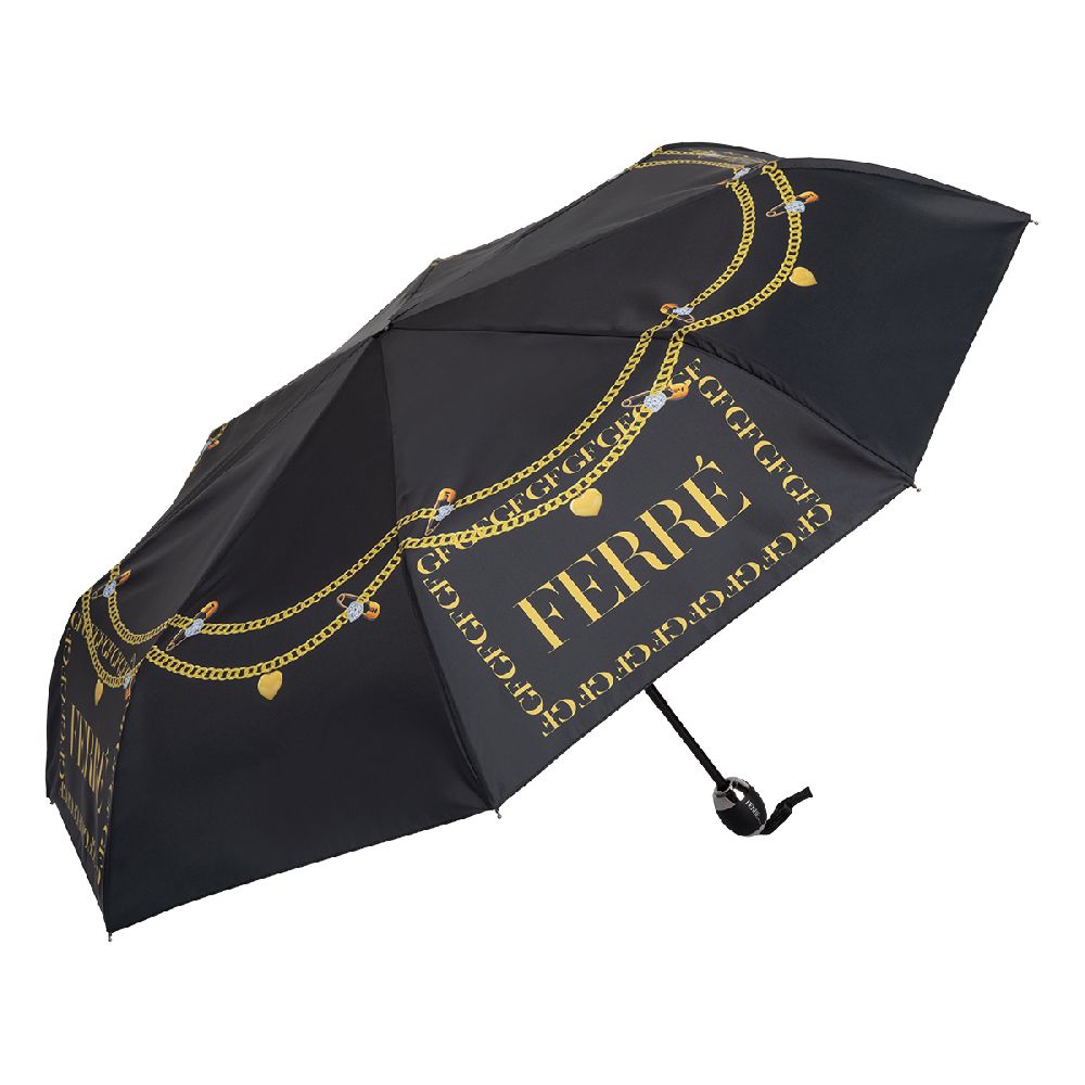 Ferre Milano Зонт складной Ferre 6002-OC Pin Black  product-3848 Арт.: product-3848
