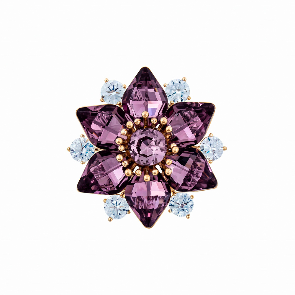 Fiore Luna Брошь Звезда Zircon Арт.: XR14178A2 V/G