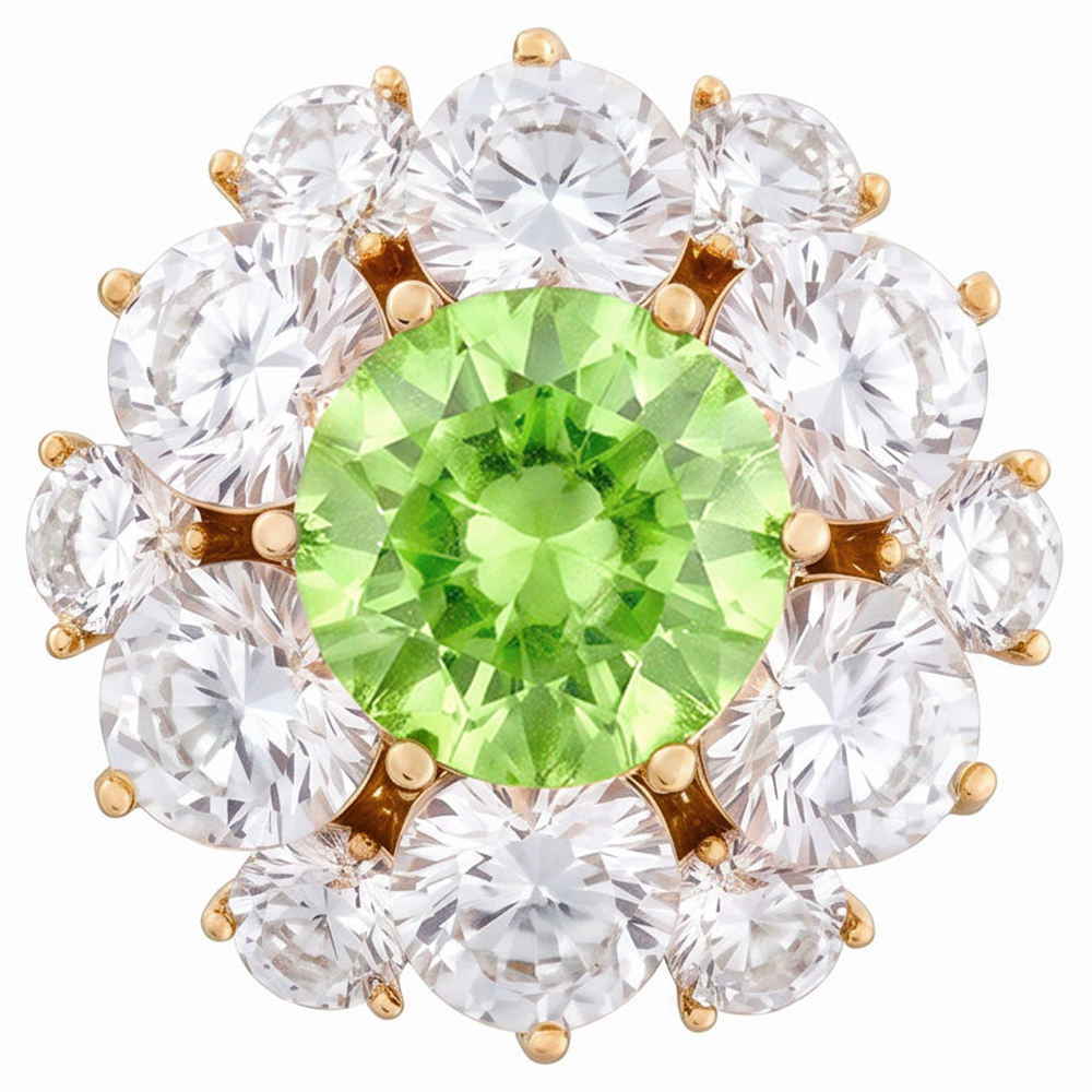 Fiore Luna Брошь Кристалл Zircon+магнит Арт.: XR12099A3 G/G