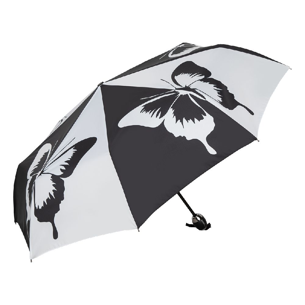 Ferre Milano Зонт складной Ferre 6009-OC Butterfly Black/White  product-3716 Арт.: product-3716