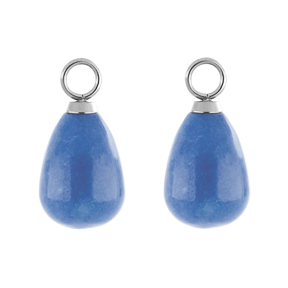 Coeur de Lion Шармы на серьги Silver-Blue Арт.: 0050/44-0717