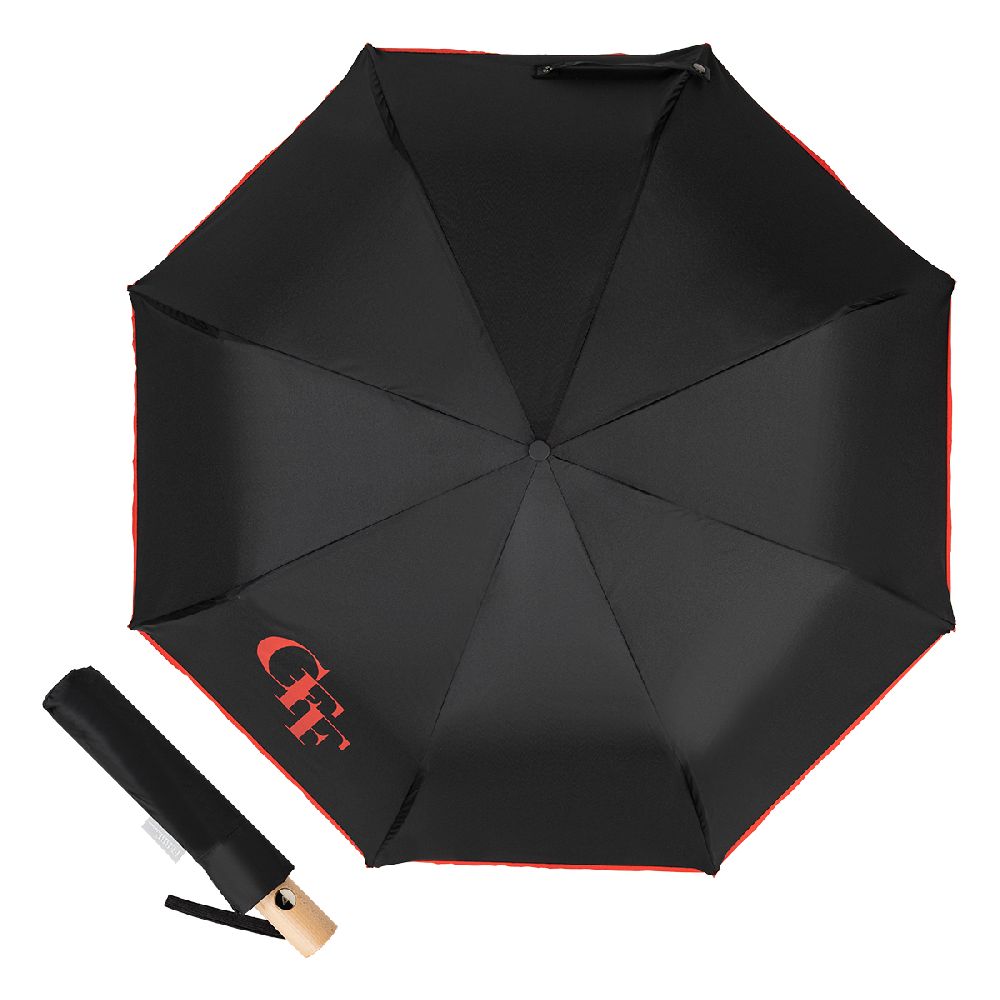 Ferre Milano Зонт складной Ferre 373-OM Classic Black  product-3718 Арт.: product-3718