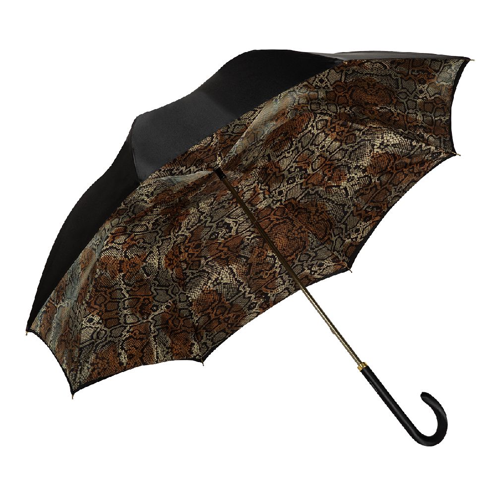 Ferre Milano Зонт-трость Ferre 1655-LM Serpente Black Atlas  product-3723 Арт.: product-3723
