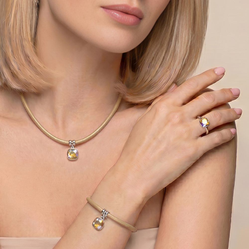 Fiore Luna Кольцо Light Topaz Shimmer Арт.: K2506.M14 BR/S