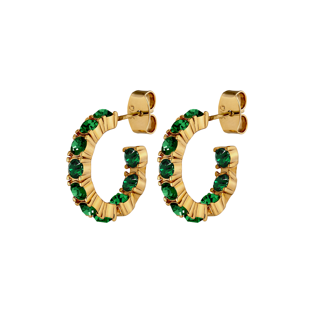 Dyrberg Kern Серьги RAQUEL SG EMERALD GREEN Dyrberg Kern 470112 Арт.: 470112