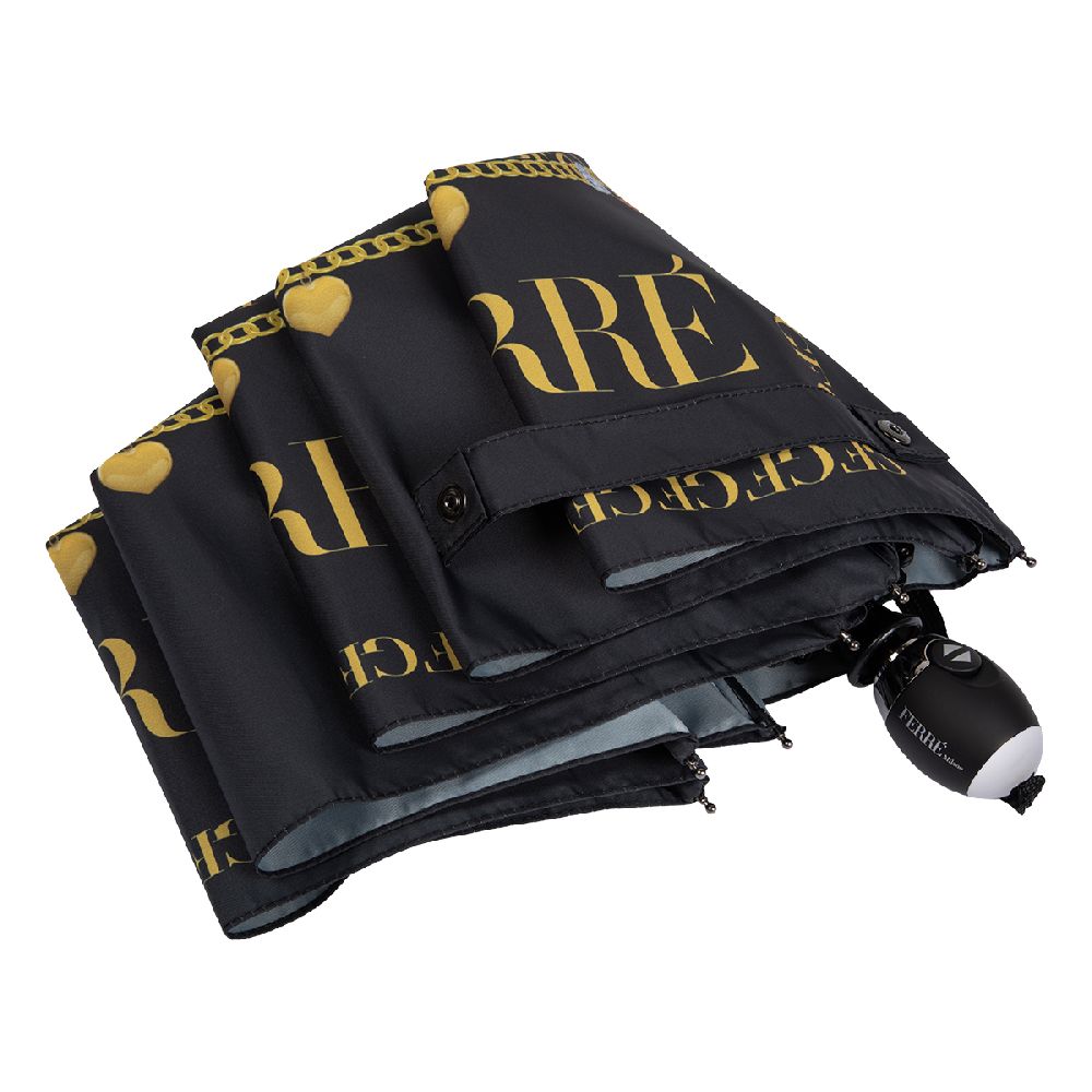 Ferre Milano Зонт складной Ferre 6002-OC Pin Black  product-3848 Арт.: product-3848