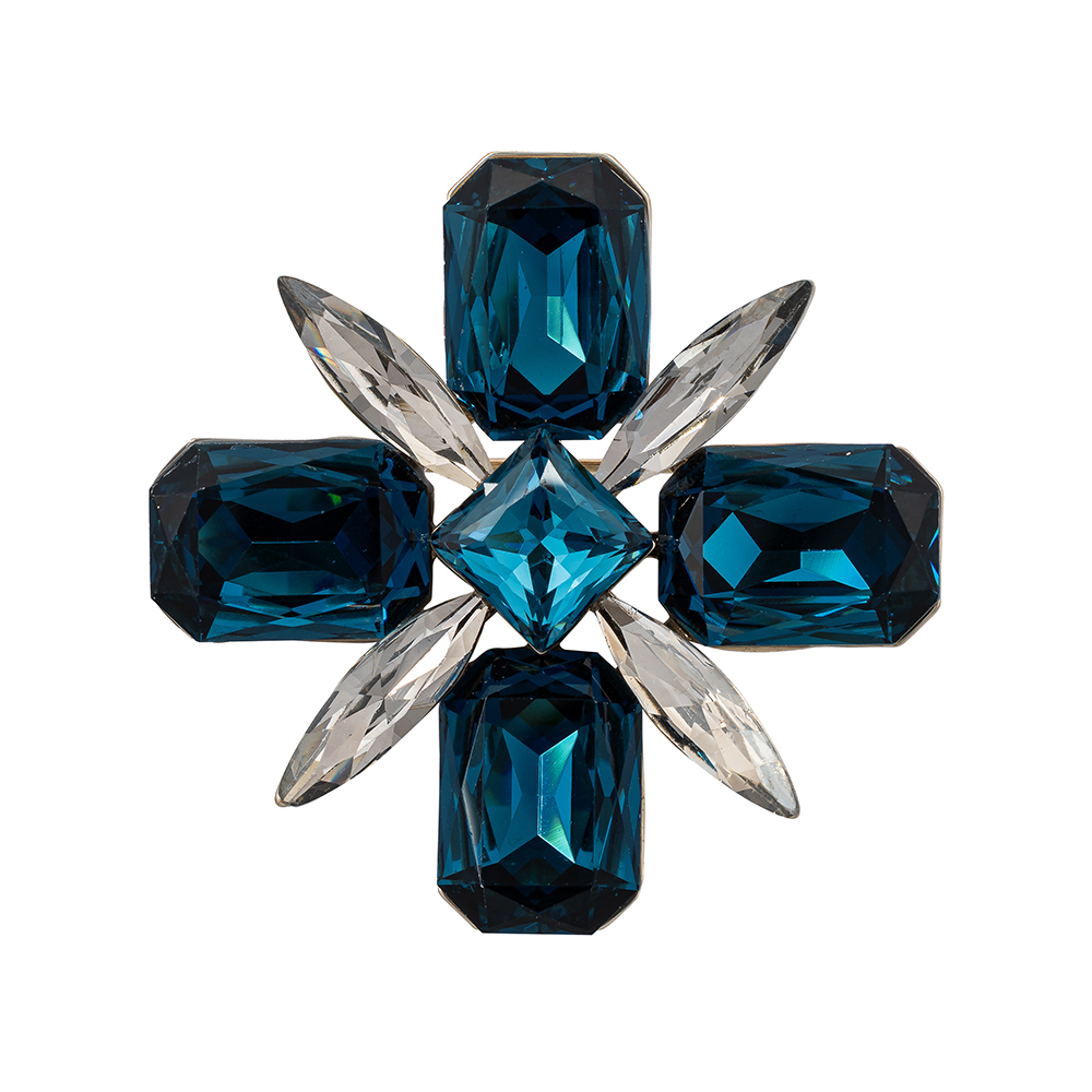 Fiore Luna Брошь Muse crystal blue Арт.: BR14703 BL/S