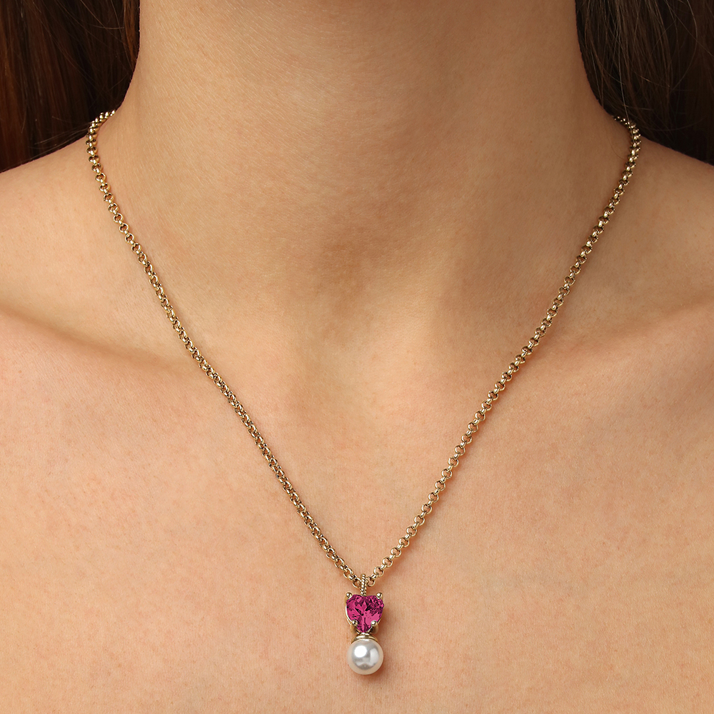 Dyrberg Kern Колье COLUME SG ROSE / WHITE PEARL Арт.: 480118