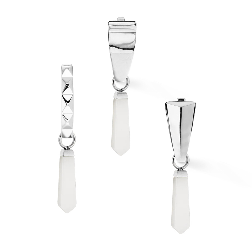 Coeur de Lion Шармы на серьги Silver-White Арт.: 0051/44-1417