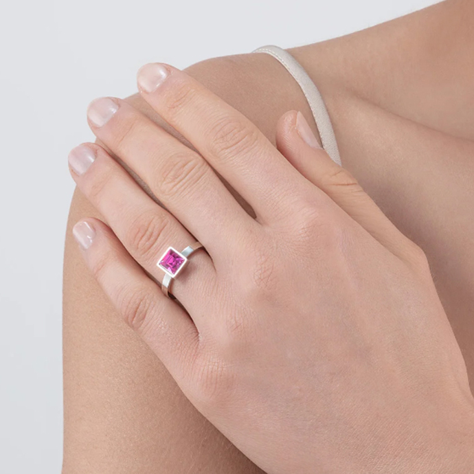 Coeur de Lion Кольцо Pink Silver Coeur de Lion *0500/40-0417 52 Арт.: *0500/40-0417 52