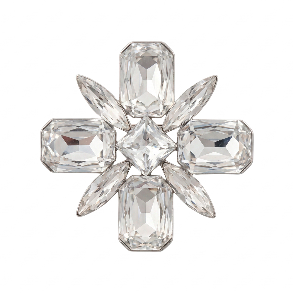 Fiore Luna Брошь Muse white crystal Арт.: BR14703 BW/S