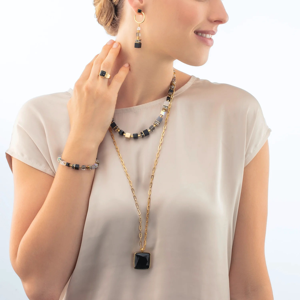 Coeur de Lion Кольцо Black-Gold Coeur de Lion 1200/40-1316 58 Арт.: 1200/40-1316 58