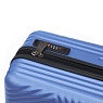 Чемодан TORBER Lama, синий, ABS-пластик, 38 х 21 х 55 см, 37 л Арт.: T1919S-Blue