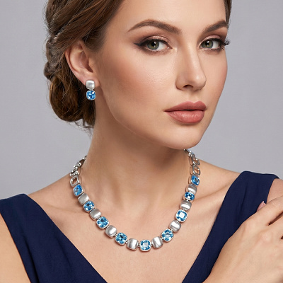 Колье Light Sapphire  Fiore Luna  BG205295N-009 S 