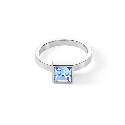 Кольцо Light Blue-Silver 19 мм  Coeur de Lion  *0500/40-0741 60 