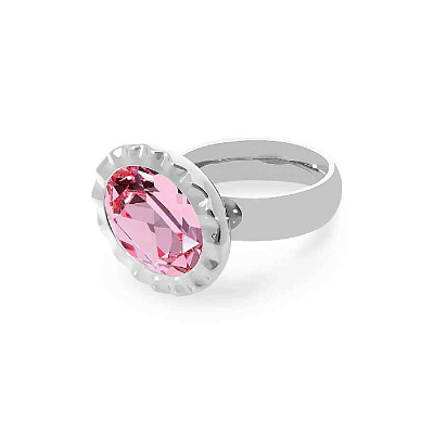 Кольцо TIVOLA UNICA big (S/P) Light rose 60 Qudo 686641 686641 