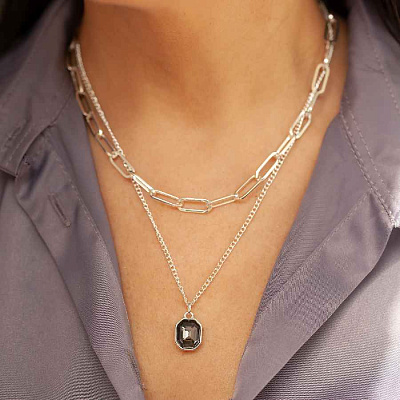 Колье Silver Night  Fiore Luna  *LN6100 S 