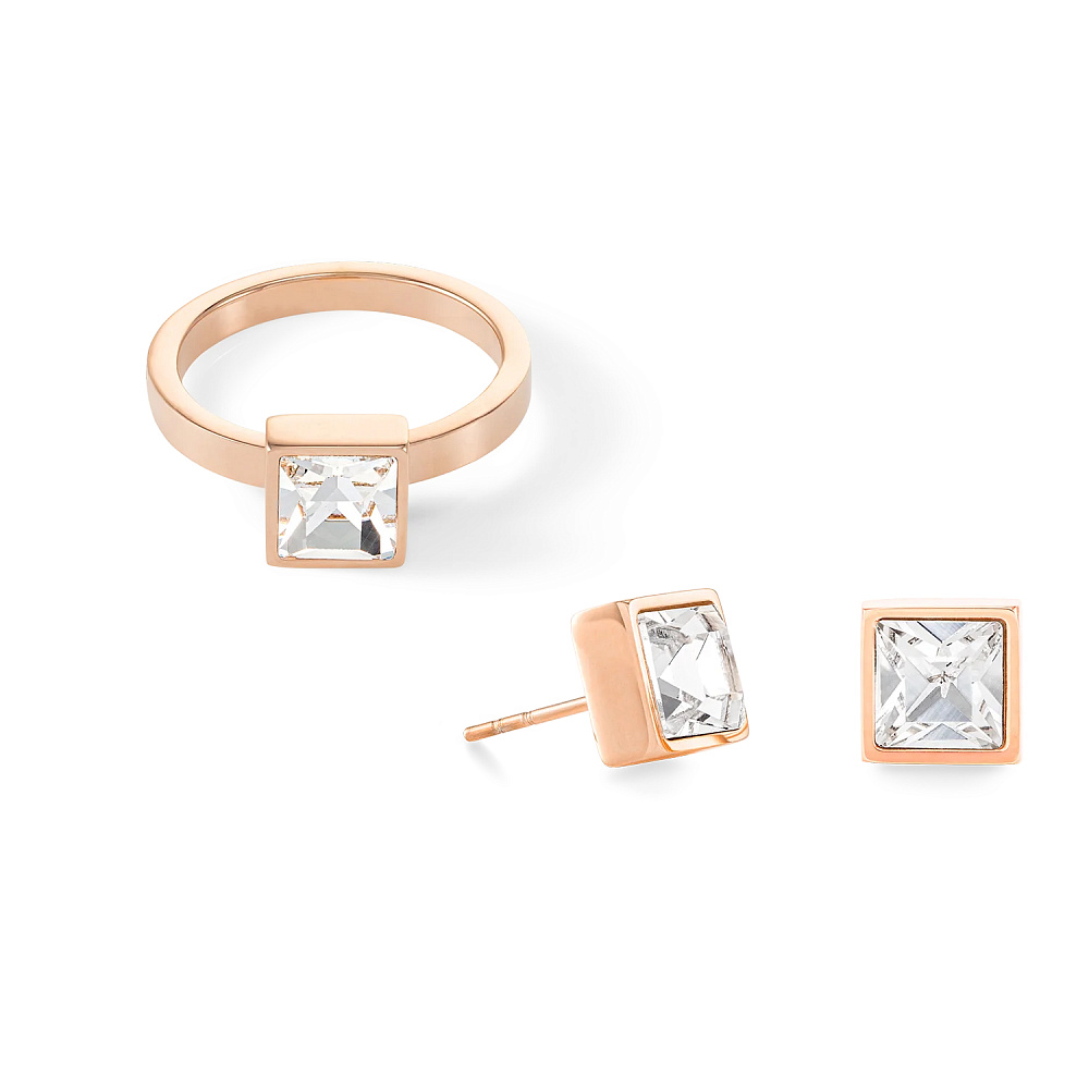 Coeur de Lion Кольцо Brilliant Square Rose Gold Coeur de Lion *0500/40-1822 52 Арт.: *0500/40-1822 52
