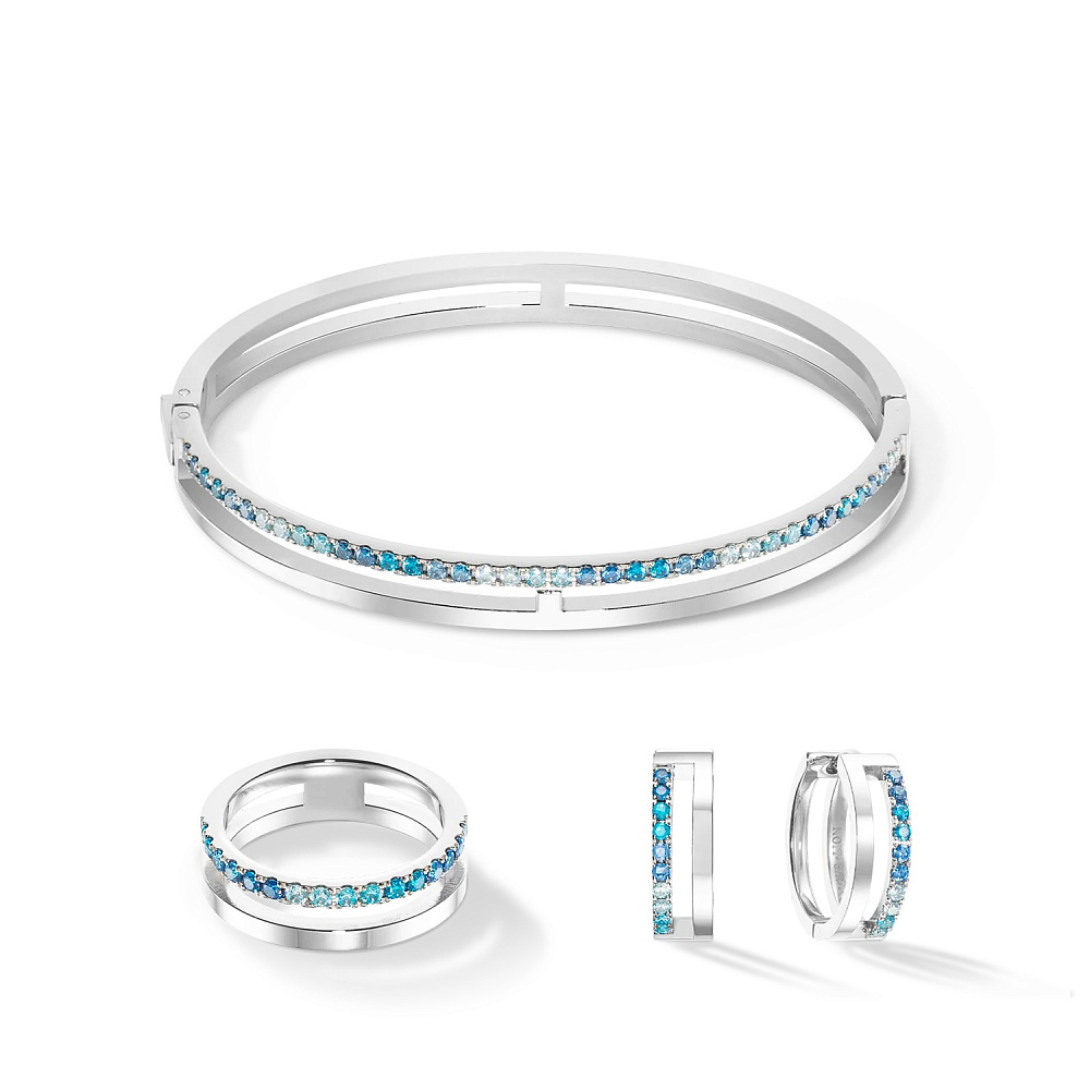 Coeur de Lion Кольцо Blue-Silver Coeur de Lion 0136/40-0717 56 Арт.: 0136/40-0717 56