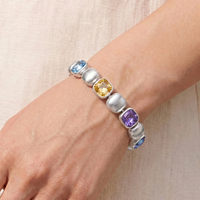 Браслет Tanzanite, Topaz, Blue  Fiore Luna  CG201022H-002 S 