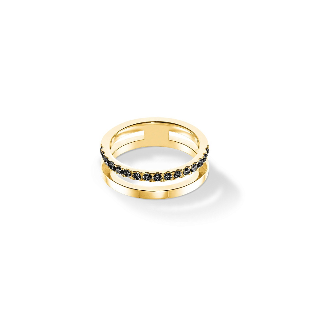 Coeur de Lion Кольцо Black-Gold Арт.: 0136/40-1316 60