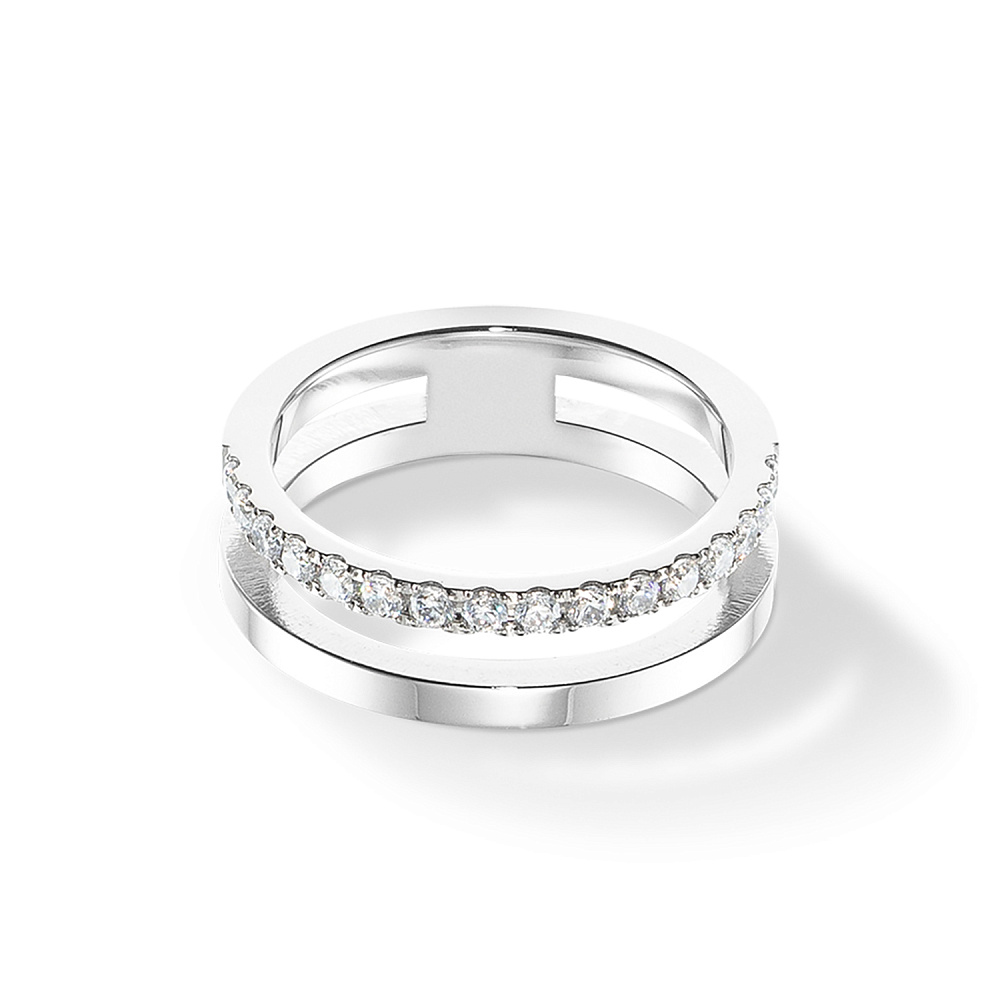 Coeur de Lion Кольцо Crystal-Silver Coeur de Lion 0136/40-1817 54 Арт.: 0136/40-1817 54
