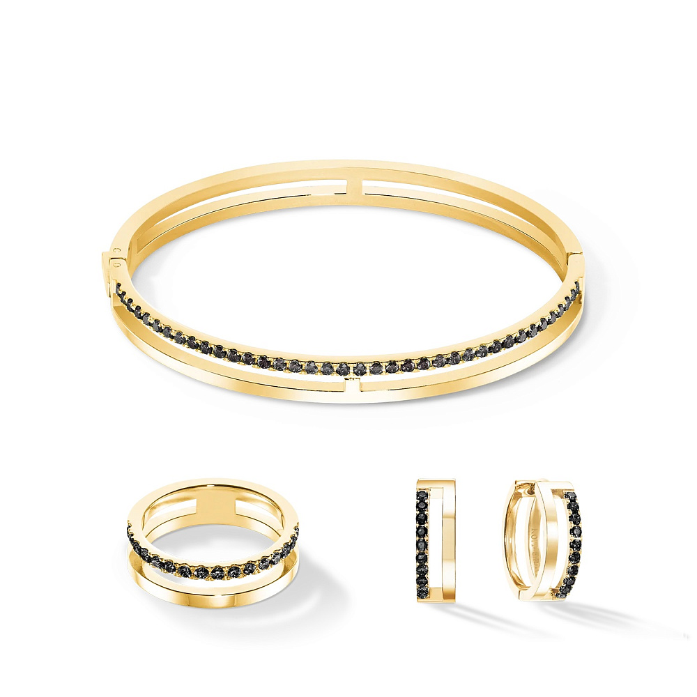 Coeur de Lion Кольцо Black-Gold Арт.: 0136/40-1316 60