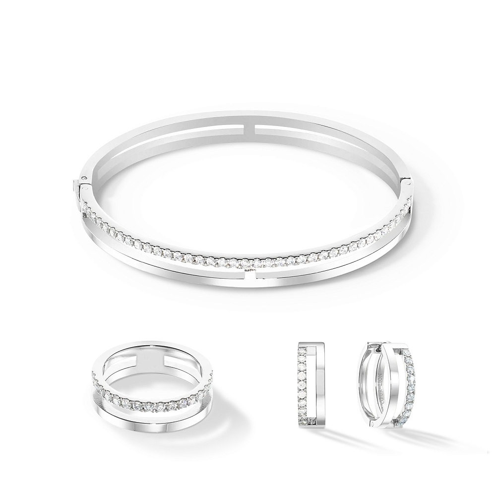 Coeur de Lion Кольцо Crystal-Silver Coeur de Lion 0136/40-1817 56 Арт.: 0136/40-1817 56