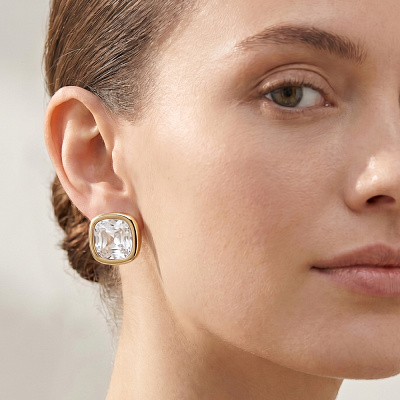 Серьги Cristal  Fiore Luna  AG210405E-006 G 