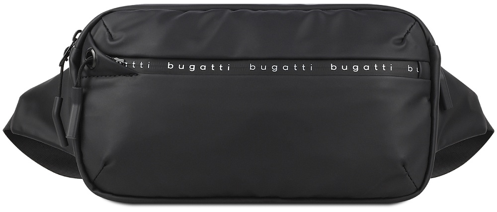 Bugatti Сумка на пояс BUGATTI Blanc, чёрная, тарпаулин/полиэстер, 26х5,5х13,5 см Арт.: 49660401