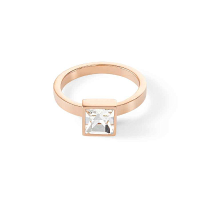 Кольцо Brilliant Square Rose Gold Coeur de Lion *0500/40-1822 56 *0500/40-1822 56 