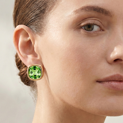 Серьги Peridot  Fiore Luna  AG210405E-015 G 