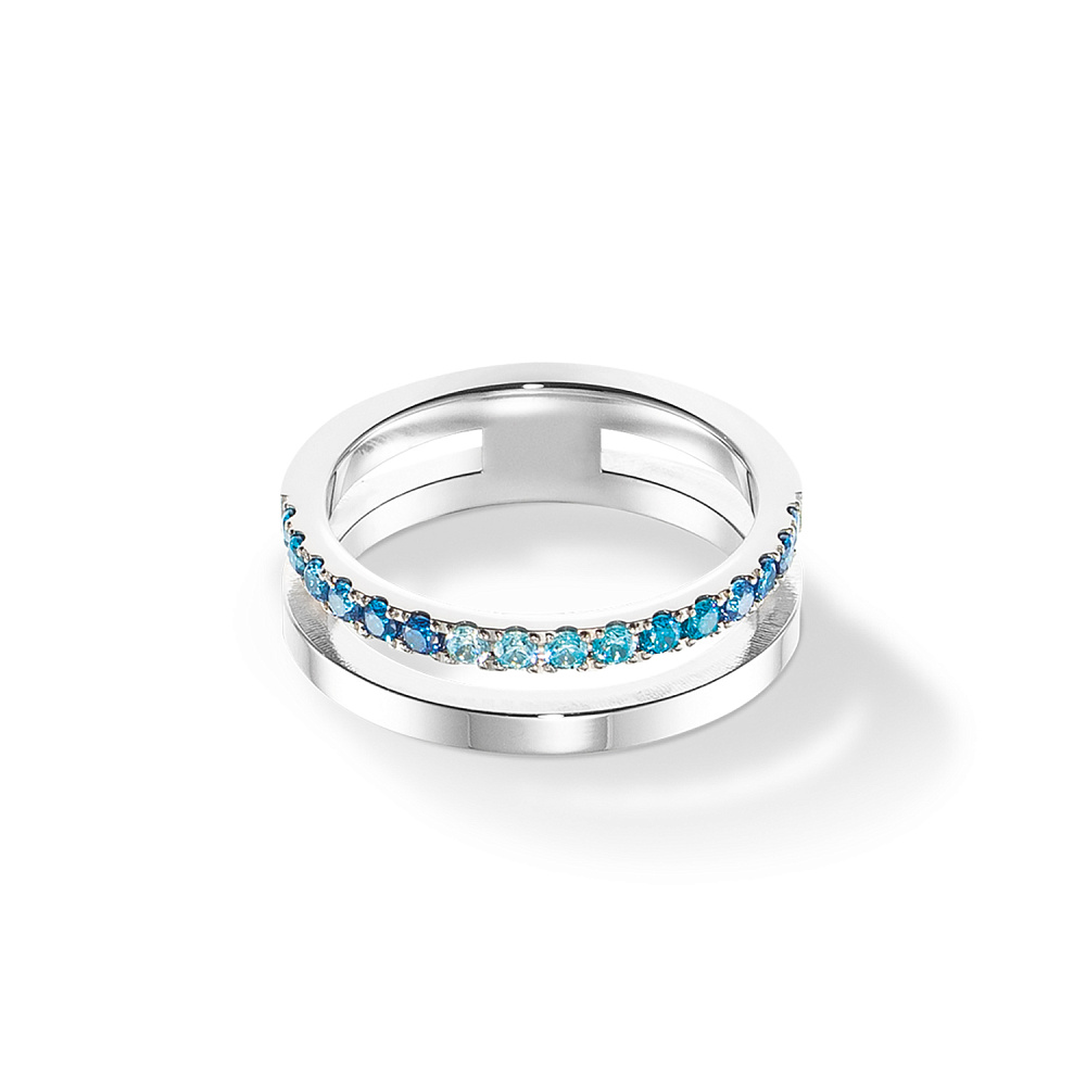 Coeur de Lion Кольцо Blue-Silver Coeur de Lion 0136/40-0717 56 Арт.: 0136/40-0717 56