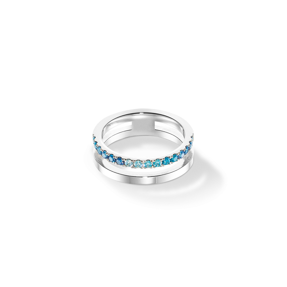Coeur de Lion Кольцо Blue-Silver Coeur de Lion 0136/40-0717 56 Арт.: 0136/40-0717 56